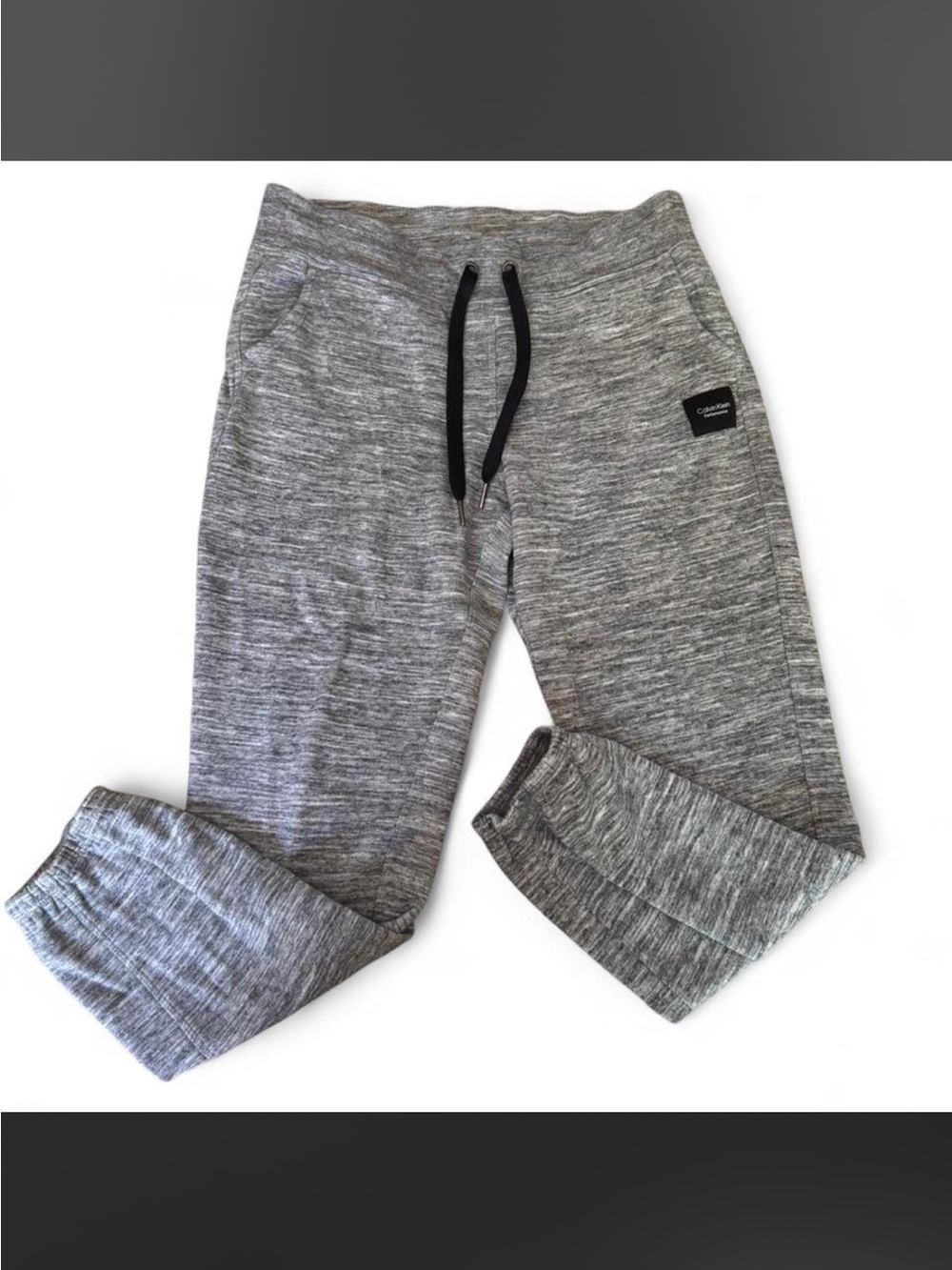 Calvin Klein Grey Marled Performance Joggers